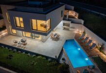 Luxusvilla A Tenger Mellett Medencével Zaostrog